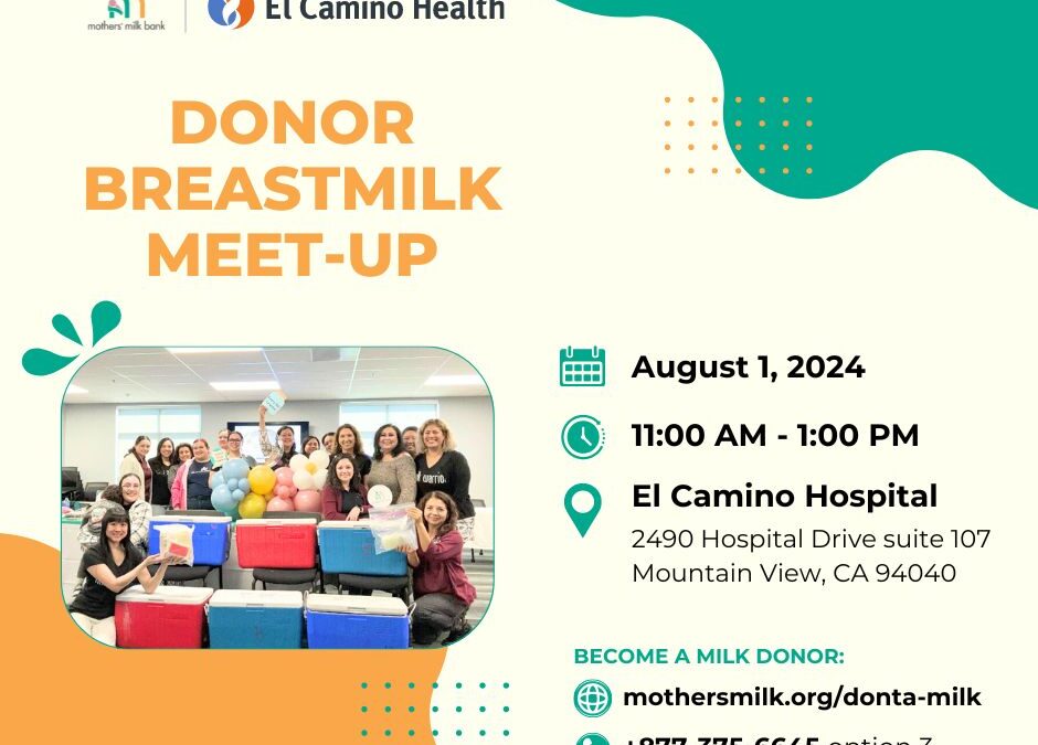 El Camino Hospital Donor Breastmilk Meet-up on August 1, 2024