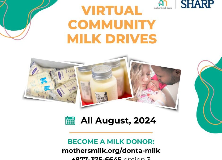 Virtual Community Milk Drives – Sharp Mary Birch Hopsital